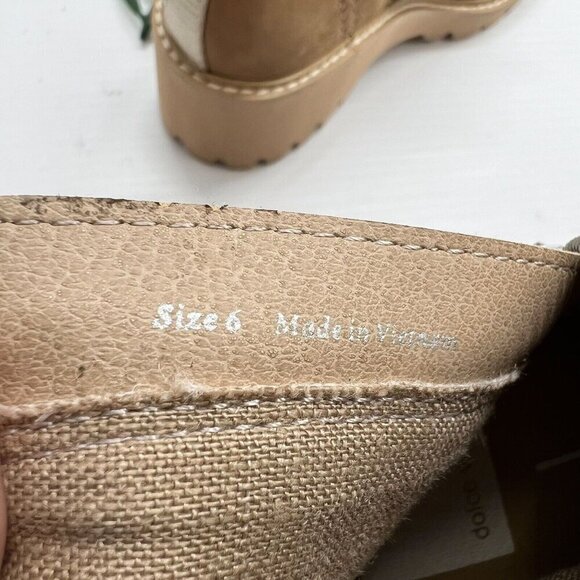 Dolce Vita Huey Hiker Whiskey Nubuck Leather Lace-Up Ankle Boots Size 6 - Picture 13 of 13